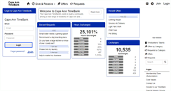 Desktop Screenshot of capeann.timebanks.org