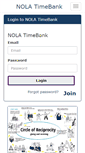 Mobile Screenshot of nola.timebanks.org
