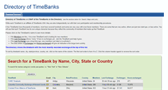 Desktop Screenshot of community.timebanks.org