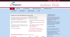 Desktop Screenshot of actionhub.timebanks.org